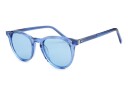 solbriller Lychee fra eo Selection Blå Acetate rund Large