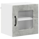  Kjøkkenskap med hylle Betonggrå 40 x 31 x 40 cm Konstruert tre