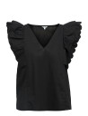 Object Objhope Papaya Nour S/S Top E Div - Black - 36