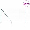  Gjerde med innlegg. grønn 1.2 x 50 m PVC belagt stål