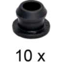 Gummiprok 8 mm. Pakke med 10 stk.