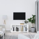 vidaXL TV-benk hvit 100x35x40 cm konstruert tre