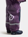 Didriksons Boardman Regnsett 12 Eggplant med Fleece Størrelse 128