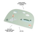 Done by Deer Silicone Placemat Playground Green   Green   38X 26.5CM
