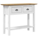 vidaXL Konsollbord BODO brun 90x34,5x73 cm heltre furu