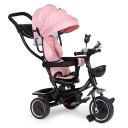 Trehjulssykkel med roterbart sete kalesje ECOTOYS Rosa