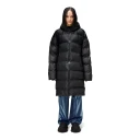 Rains Unisex Alta Long Puffer Jacket XL , Black