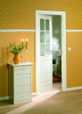 Swedoor style sp6 innerdor med glass 90x200 cm hvit
