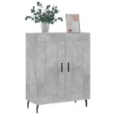 vidaXL Skjenk betonggrå 69,5x34x90 cm konstruert tre