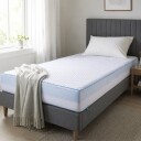 Kjølende madrass 90x200   Høyde 18 cm   Luksus skummadrass med kjølende memoryskum   7 soner   SLEEP TECH by Borg