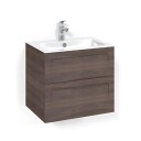 Macro Design Crown Shape Servantskap 2 Skuff - med Light Servant Brun ask / 60cm 8