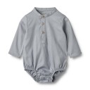 Wheat wool T shirt L/S Alfie – autumn flowers 92