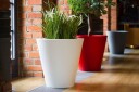 Selgro Design blomsterpotte MONUMO OVO Hvit
