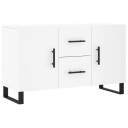 vidaXL Skjenk hvit 100x36x60 cm konstruert tre