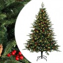 vidaXL Kunstig sammensatt juletre 180 cm 300 LED-lys Varmhvit