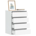  Kommode hvit 60x41x76 cm konstruert tre