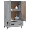 vidaXL Highboard grå sonoma 70x31x115 cm konstruert tre
