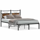  Sengeramme uten madrass røkt eik 120x190 cm konstruert tre 4106740