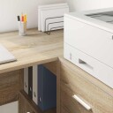  Hjørneskrivebord Sonoma Eik 102x88x75 cm konstruert tre