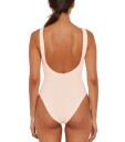 Hunza G Domino Swim Crinkle Badedrakt Off-White  female
