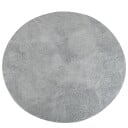 Nordstrand Home Gulvteppe - Rundt teppe - Diameter 160 cm - Antrasitt - Langt luvteppe fra
