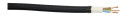 Gelia 4070920081 Tekstilkabel SKK, 3G0,75 25 m bobin Svart