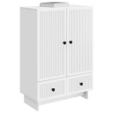  Serviesskap Hvit 66 x 34,5 x 95 cm Konstruert tre