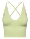 aim´n Shape Seamless Cross Back Bralette   Green   L