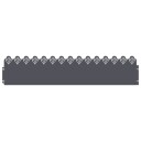 vidaXL Plenkanter 20 pcs Antrasitt 103 x 0,05 x 22 cm Stål