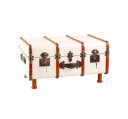 Stateroom Trunk Table Off White
