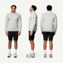 Devold Svalbard Wool High Neck Genser Offwhite/Grey 2XL