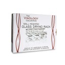 Glasstativ for veggmontering