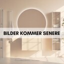 Macro Design Heart Speilskap T-belysning Hvit eik / 45cm Venstre Hengslet