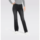 MAC Dame Jeans Svart M,