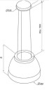 Eico fritthengende ventilator Luna Kobber- Link