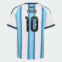 Adidas Argentina 26 Messi Hjemmetrøye Junior White/Icey Blue/Light Blue 140