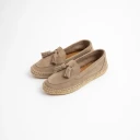 Abarca Dame Sko Beige 36 EU,