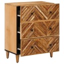 vidaXL Oppbevaringsskap Brun 60 x 33,5 x 75 cm Massiv mango tre