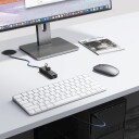 Orico PW3UR25-U3 USB-hub med 3x USB-A 3.0 og RJ45 2,5G Ethernet 0,5m Svart