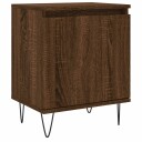 vidaXL Nattbord brun eik 40x30x50 cm konstruert tre