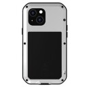 Love Mei Powerful iPhone 13 Mini Hybrid-deksel Sølv