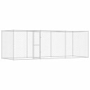 Vidaxl Hundebur Sølv 600 X 200 X 200 cm Galvanisert Stål