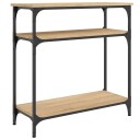  Konsollbord sonoma eik 75x29x75 cm konstruert tre