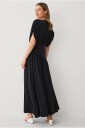 Ellos Collection   Maxikjole med høy splitt   Svart
