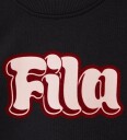 Fila Collegegenser - Molini - Regular Grafikk - Black - Fila - 5-6 år (110-116) - Collegegenser Rød Svart