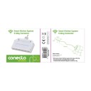 CONECTO 6-VEIS KONTAKT HVIT 