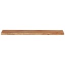  Vegghylle 100x20x2,5 cm rektangulær heltre akasie naturlig kant 8721012089556
