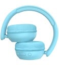 Lalarma Wireless headphone with ambient light for kids Blå