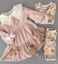 Smallstuff Dress Velour, Powder - Pink - 80