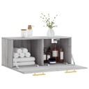  Veggskap grå sonoma 80x36,5x35 cm konstruert tre 8720845949075